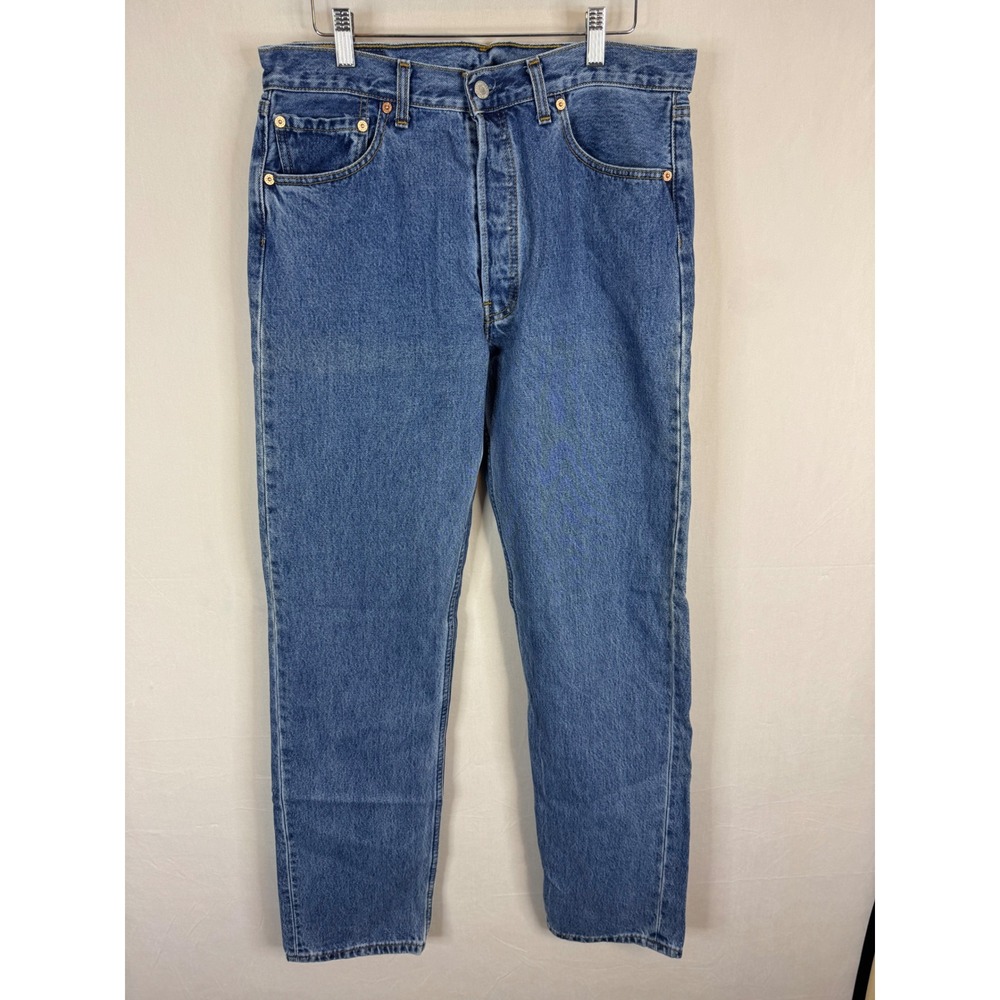 VIntage 90s Levis 501 XX Original Fit Mens Straight Blue Denim Jeans 34x36